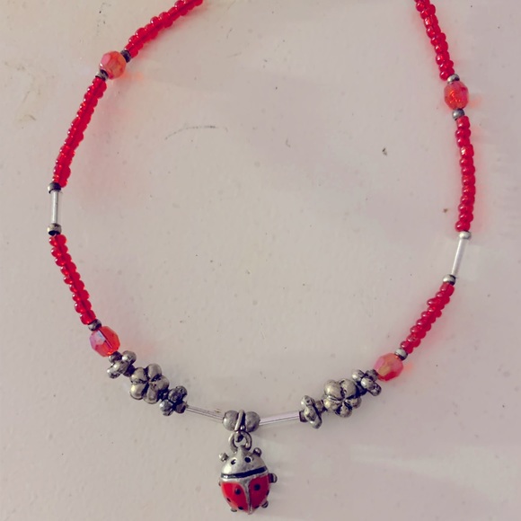 Bead lady bug bracelet - Picture 2 of 2